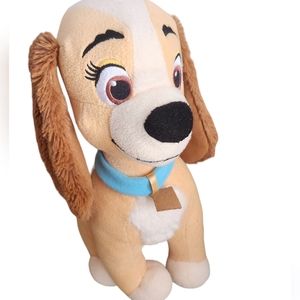 Disney Lady and the Tramp Lady Plush Stuffed Animal Dog 11"